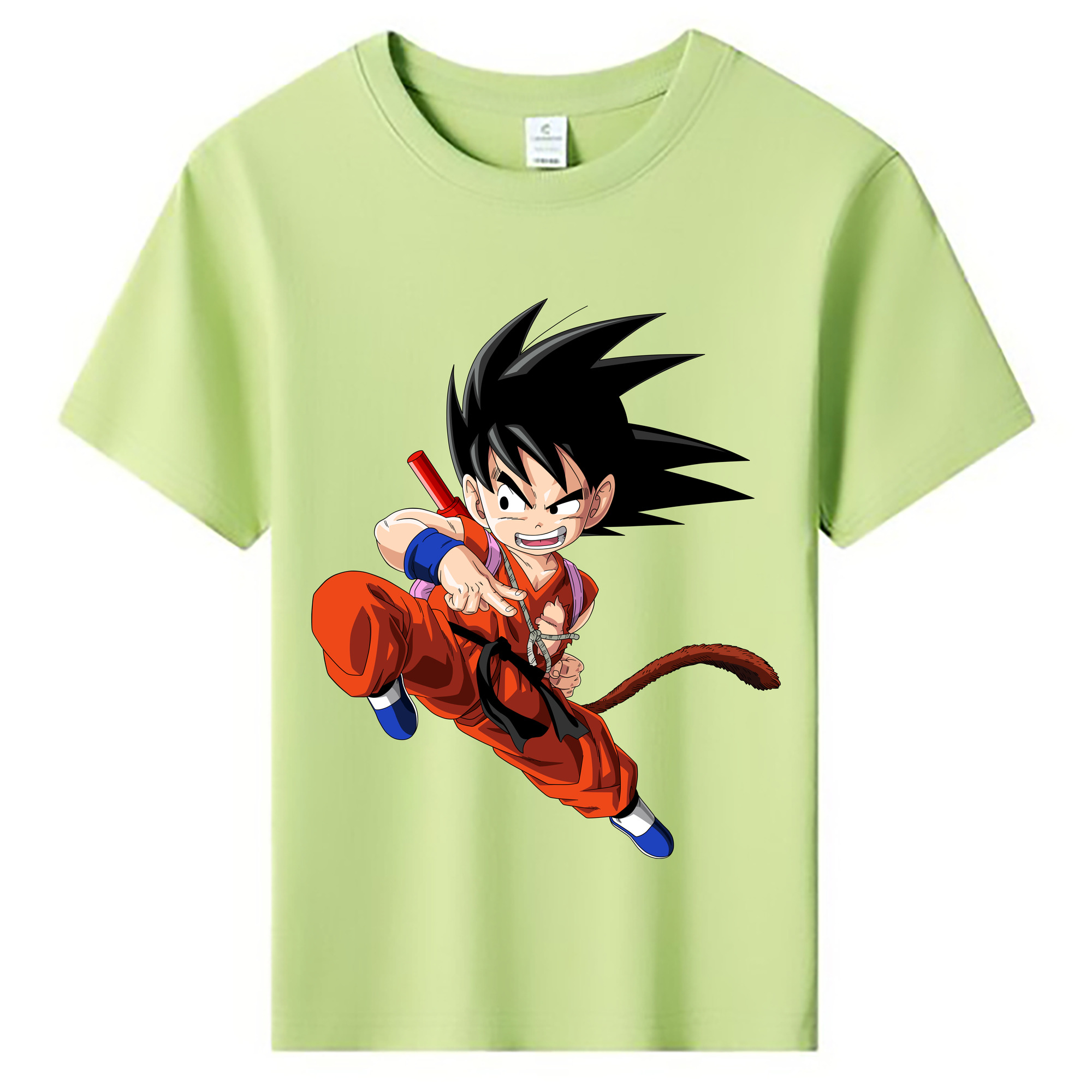 （画像用） ドラゴンボール 孫悟空（そん ごくう）Son Goku カカロット DRAGON BALL Kakarotto 綿100％キッズTシャツ（フロントプリント）